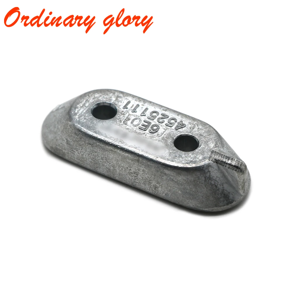 65W-45251 6E0-45251-11 Anode For YAMAHA Boat Engine 8-60HP 2 Stroke 4 Stroke Powertec Motor