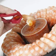 6 шт. палец еда клип есть щипцы для чистки пальцев анти-горячий кухонный инструмент зажим