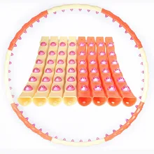 Съемные спортивные обручи 106 см, массажные петли для живота, потеря веса, жесткая трубка, круг для похудения, оборудование для фитнеса, кольцо для гимнастики