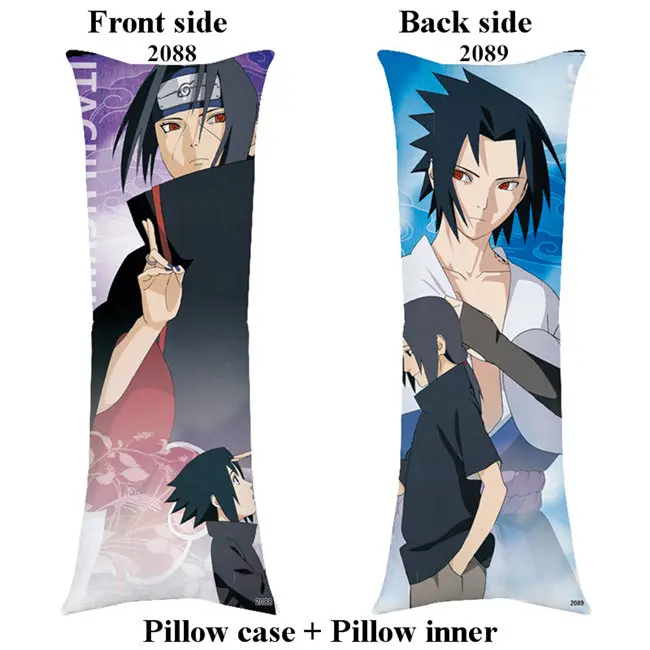 pillow Мультфильм Наруто обнимает тело Подушка Аниме Какаши Саске дома Мальчик Человек Длинные подушки настроить - Цвет: pillow