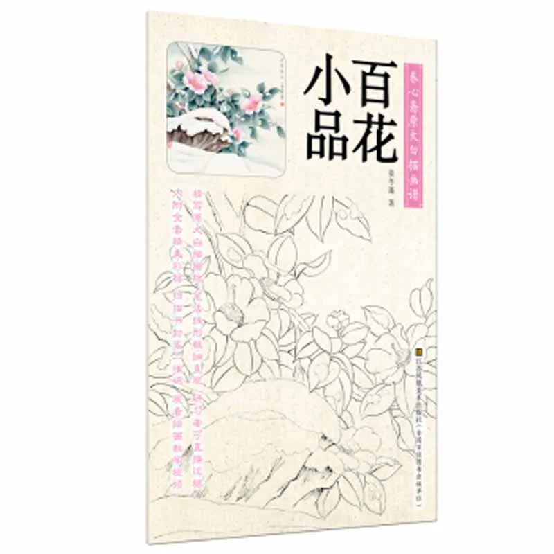 

Original line drawing -Hundred flowers sketch Traditional Chinese painting Art Book By Yan Xin Zhai
