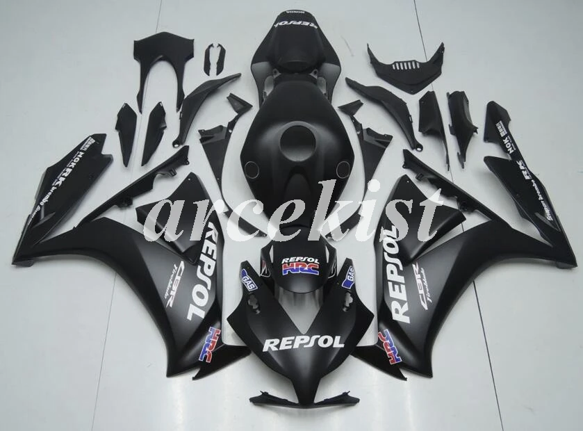 Литьевая Форма ABS полный обтекатель комплект Подходит для HONDA CBR1000RR 2012 2013 15 16 1000RR 12-15 CBR1000 обтекатель черный матовый