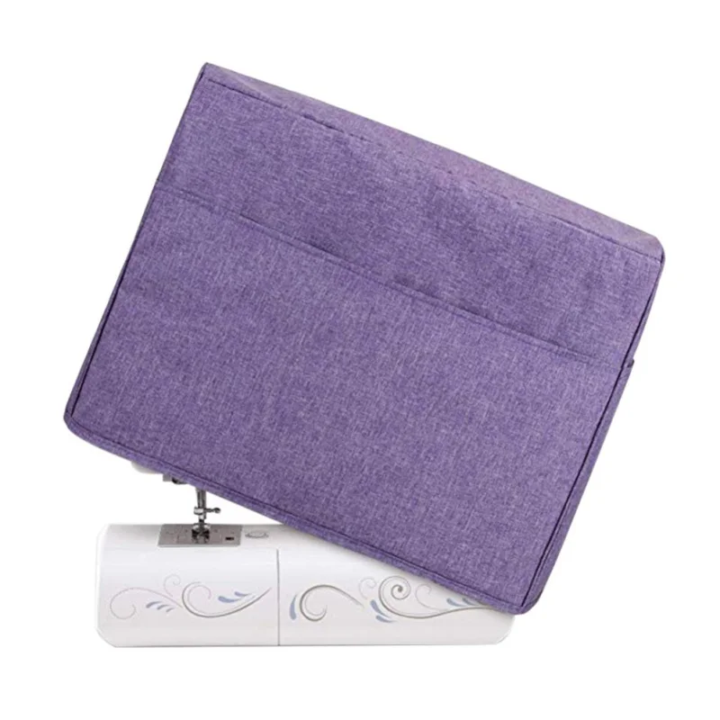  Sewing Machine Dust Cover With Convenient Pockets For Extra Accessories Protective Waterproof Unive