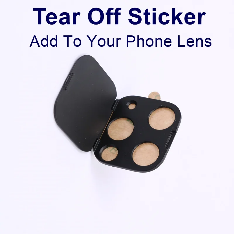 Tongdaytech WebCam Cover Back Camera Lens Plastic Privacy Protective Sticker Camera Cover Protector For iPhone 13 12 11 Pro Max