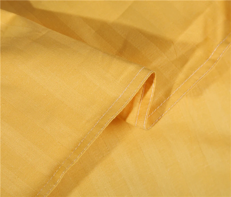 Пододеяльник для отеля 100% атласный хлопковый пододеяльник в золотистые и желтые