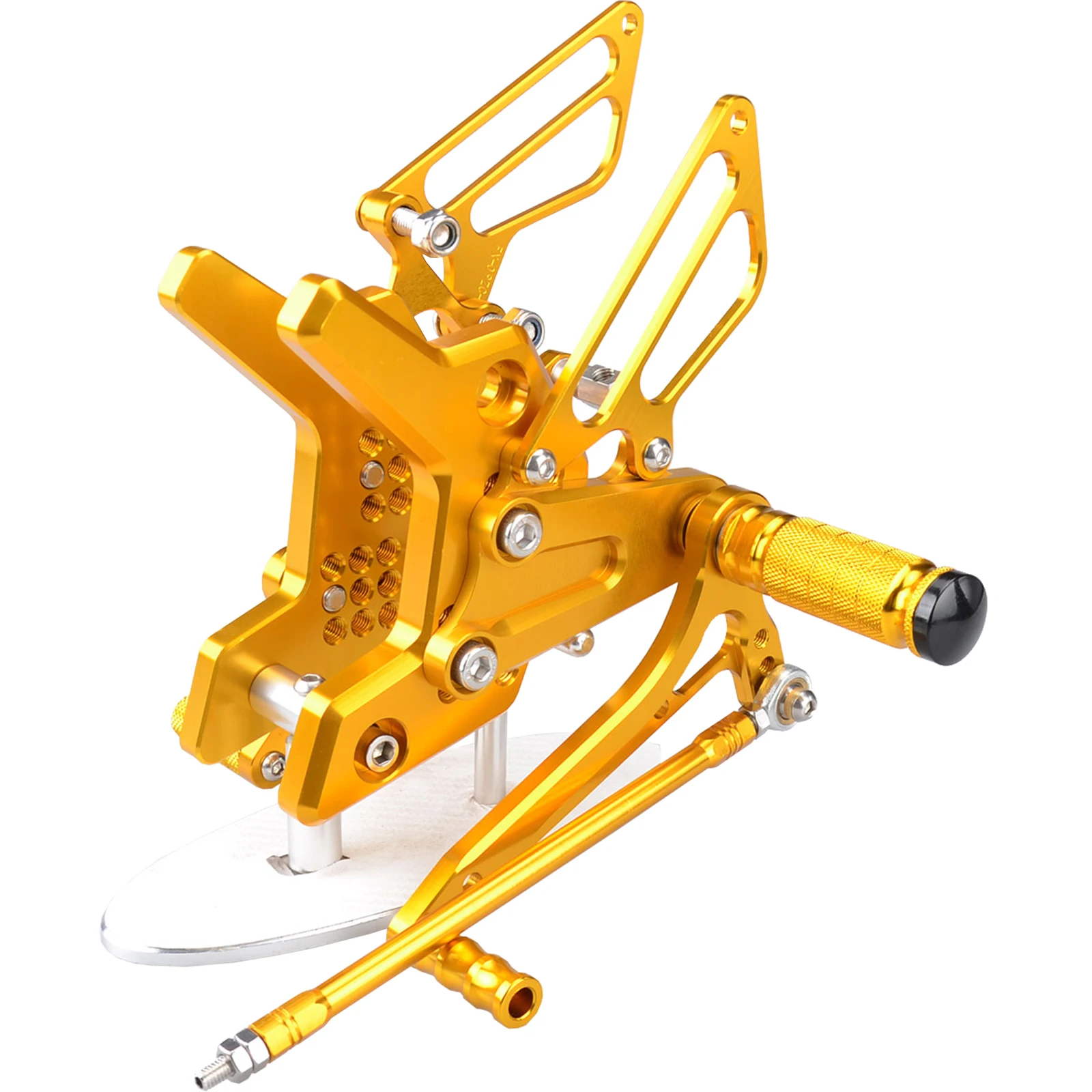 

Набор настраиваемых задних колышек с ЧПУ для Kawasaki Z750 2004 2005 2006 GOLD