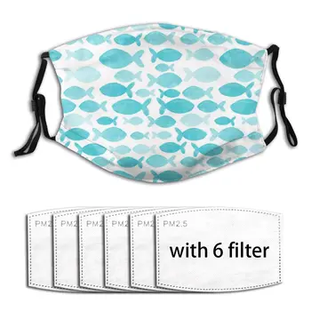 

Outdoor Washable Anti Haze Outdoor Riding Quick-drying Dustproof Fish Pattern Keep Warm Mask