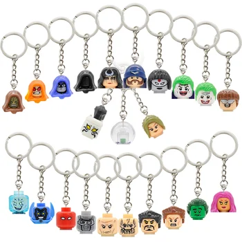 

Dr Octopus Figure Keychain Starfire Killer Croc Hobgoblin Mysterio Electro White Tiger Jason Todd Building Blocks Bricks Toys