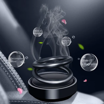 

Car Double Loop Rotary Suspension Dashboard Perfume Seat Car Air Freshener Auto Aromatherapy Diffuser Interior Car Accessories