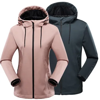 

Men Women Winter Fleece Thermal Jackets Outdoor Sports Windbreaker Hiking Trekking Camping Waterproof Jackets Plus Size 5XL Coat