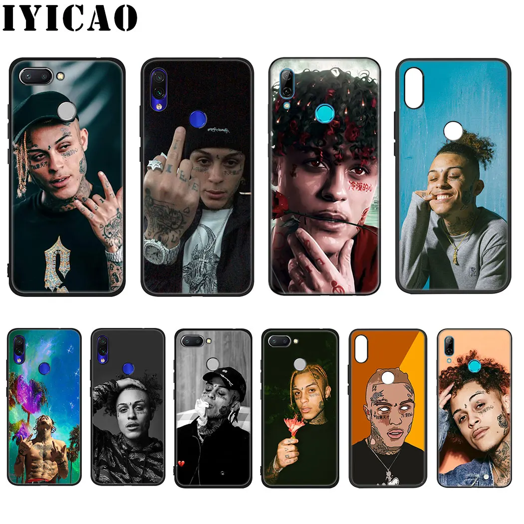 IYICAO Rapper Lil Skies Soft Silicone Case for Xiaomi Redmi Note 4X 5 6 7 8 Pro 5A Prime |