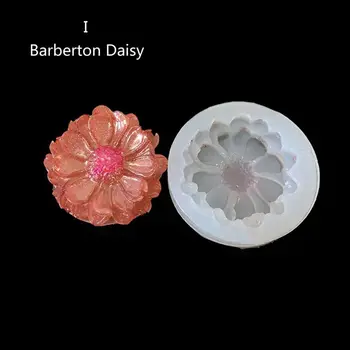 

2020 New DIY Flower Silicone Molds Resin Camellia Peony Daisy Lotus Flower Jewlery Making