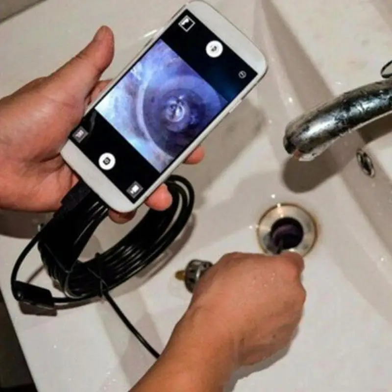 5,5 мм USB Android телефон поставляется с фотокамерой трубка авто камера кондиционер ремонт воздуха W7F4