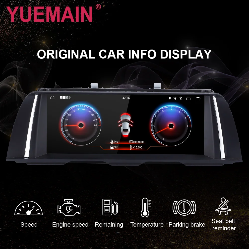 YUEMAIN android 8,1 автомобиля DVD gps плеер для BMW 5 серии F10 F11(2011-) CIC/НБТ Авто радио мультимедиа стерео система навигации 520i стерео