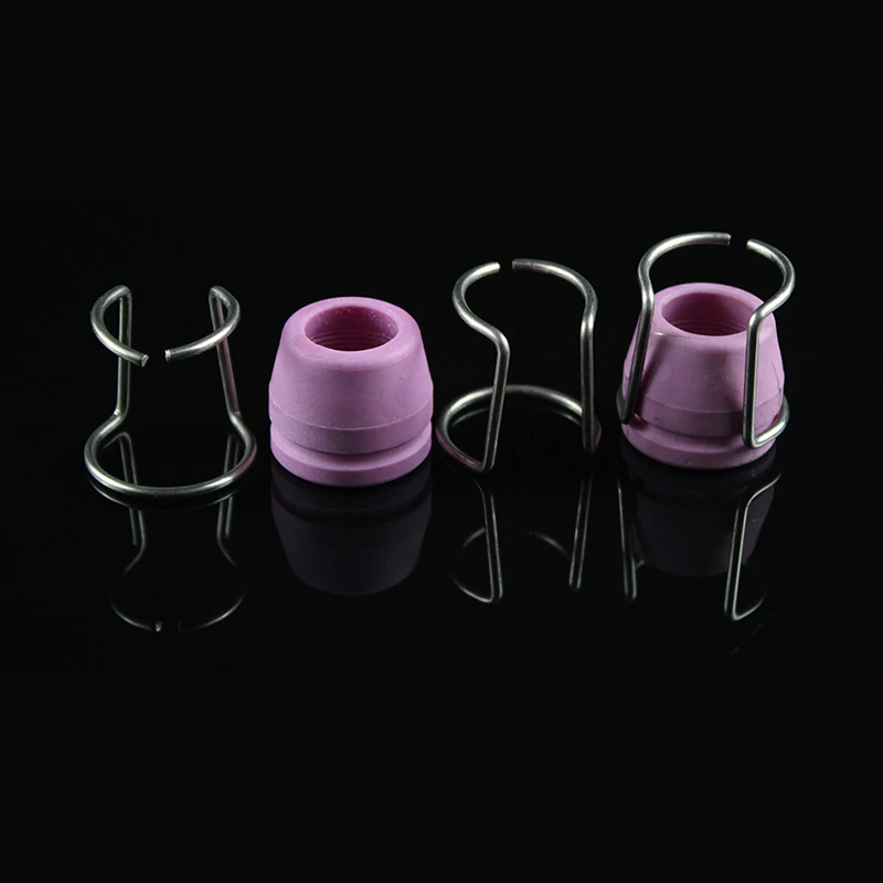 BMBY-10Pcs чашки с керамическим щитом и 10 шт. направляющее кольцо/Воздушный плазменный резак Ag60 фонарь для резки расходные материалы/инструменты для вейдинга/аксессуары