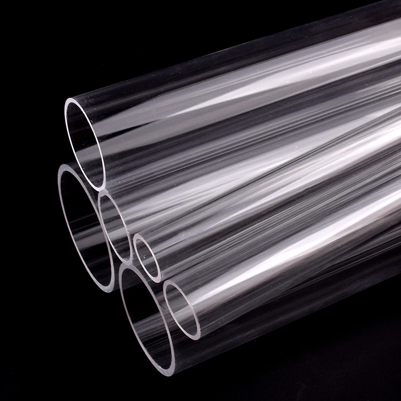

1PC 18-20cm Length O.D 60-110mm Acrylic Transparent Pipe Fish Tank Aquarium Garden Hydroponics Plexiglass Decorative Tube