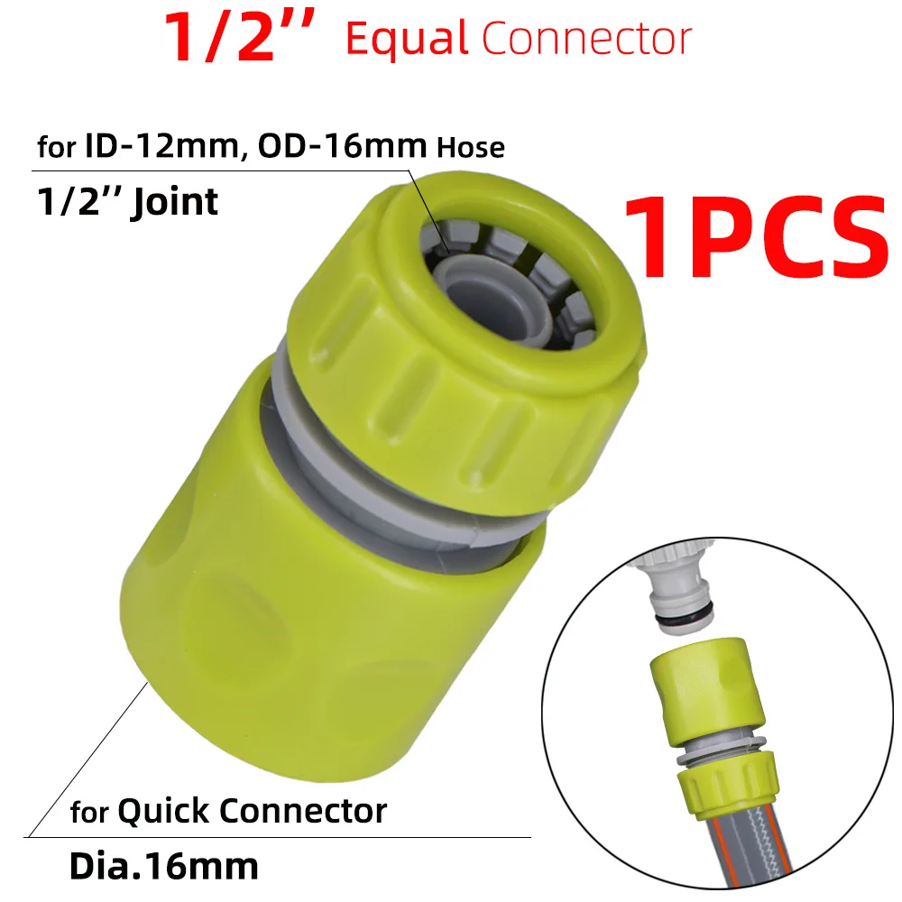 RACCORD,Dx1pcConnecteur rapide de tuyau'arrosage, réparation