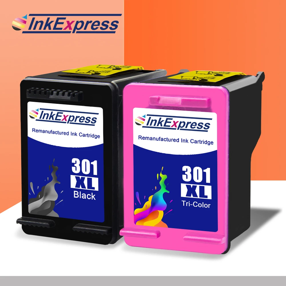 Чернильный картридж InkExpress 301XL для принтеров HP Deskjet 2000 2050 2545 2546 ENVY 4500 4505 OfficeJet 2620 2622