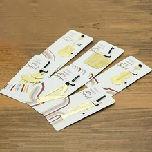 Музыкальный инструмент металлическая Закладка со шнурком мини арфа скрипка книга маркер закладки для студенческого чтения закладки канцелярские