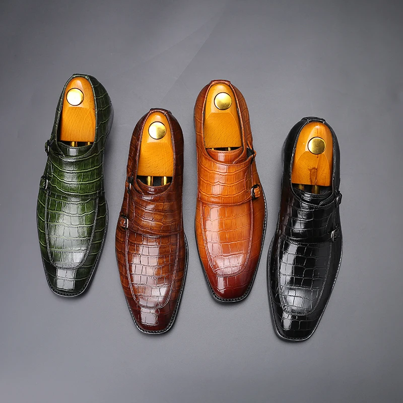 Мужская брендовая кожаная официальная Обувь Одежда Обувь оксфорды модная обувь элегантная Рабочая обувь с острым носком Прямая DD376