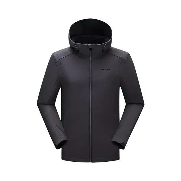 Grey L Xiaomi Mijia PELLIOT, ветрозащитная, теплая, мягкая, парная куртка, двусторонняя, пуховик, ветрозащитная, водонепроницаемая, для спорта и отдыха - Цвет: Grey L