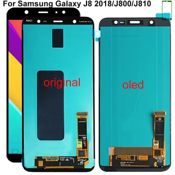 

5pcs/lot 6.0" AMOLED For samsung Galaxy J8 2018 J800 J800F J810 J810F J810Y J810FN LCD Display Touch Screen Digitizer Assembly