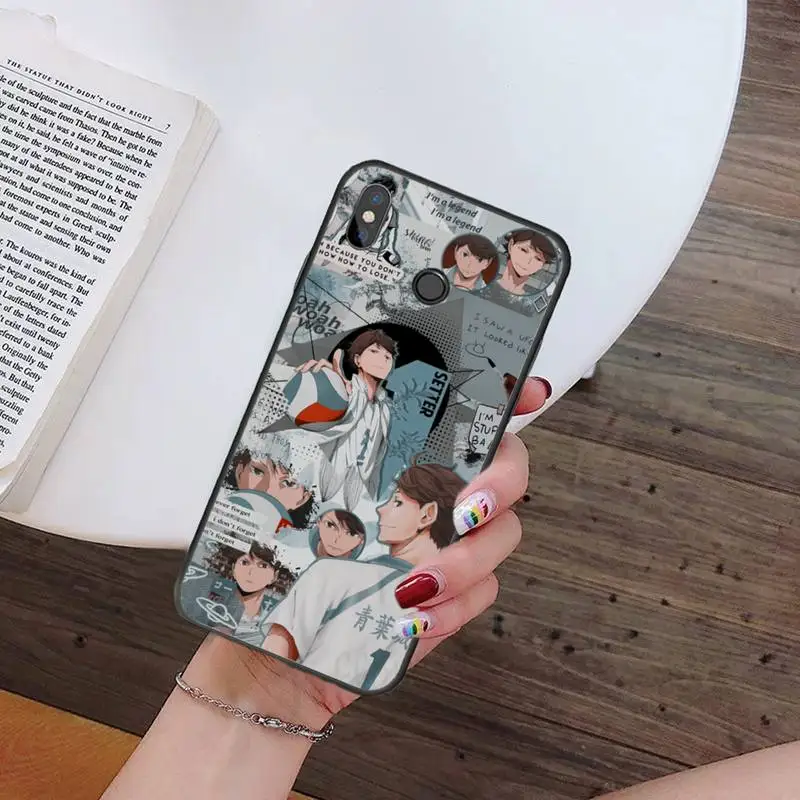 Haikyuu volleyball anime Japan Soft Phone Cover For Xiaomi Redmi Note 4 4x 5 6 7 8 pro S2 PLUS 6A PRO coque shell funda hull leather case for xiaomi Cases For Xiaomi