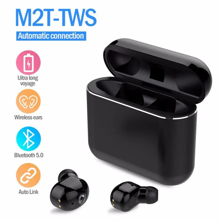 

Fully Automatic Bluetooth Headset Double Ear HD Call HIFI High Fidelity Sound Quality Earphone Light Portable Sport Earbuds