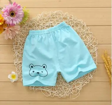 Новые летние шорты для маленьких девочек хлопковые детские шорты для мальчиков модные эластичные детские шорты для малышей - Цвет: Синий