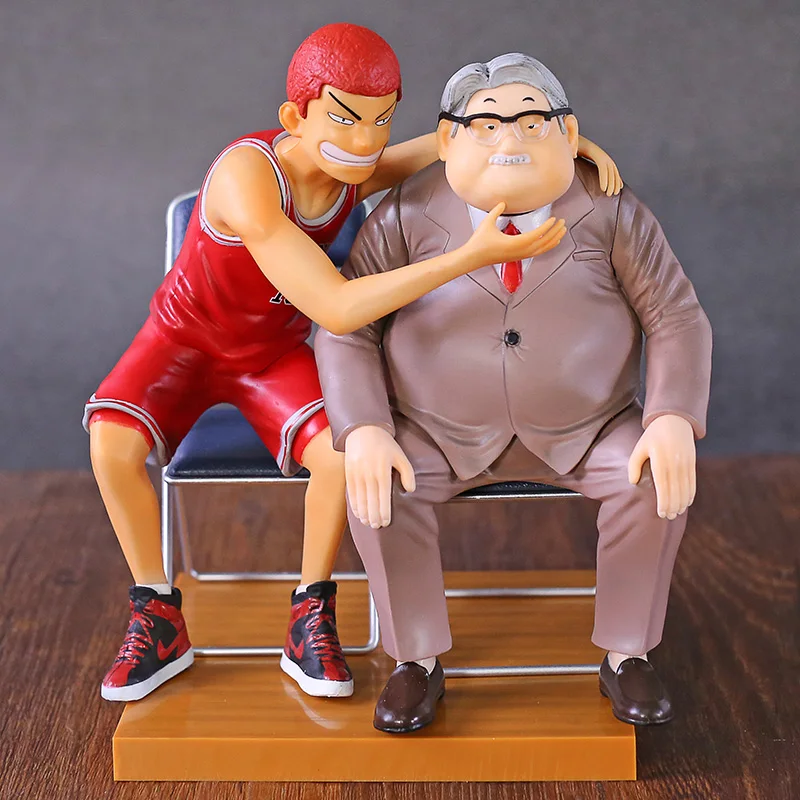 Slam Dunk Hanamichi Sakuragi Shohoku Anzai Sensei со стулом ПВХ фигурка Коллекционная модель игрушки
