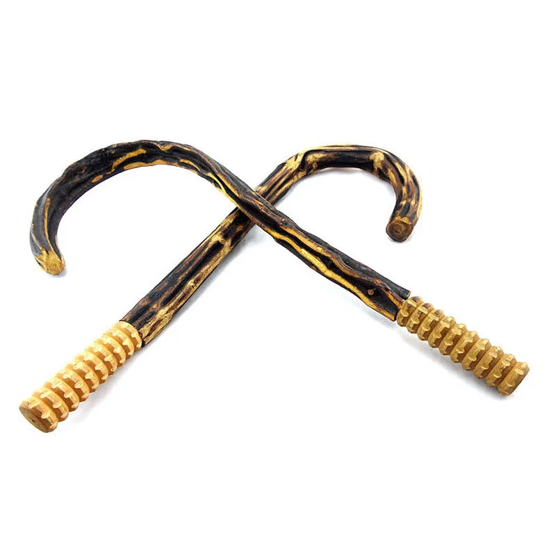 original point  point stimulation neck shoulder massage stick rattan cane hook back lumbar cervical vertebra massaging tool