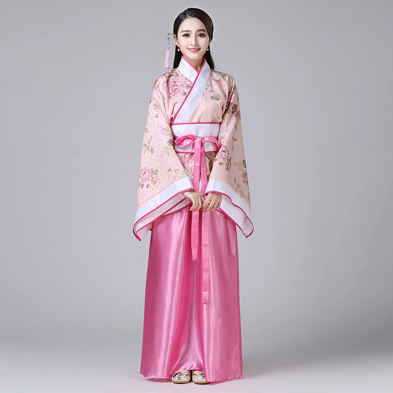 165-180высокое качество Hanfu Emboridery Традиционный китайский стиль танцевальные костюмы династии Цин платье в народном стиле для женщин Peri Robe - Цвет: Style 3
