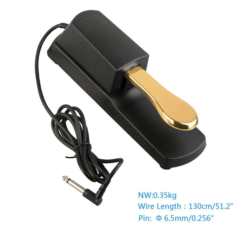 Демпфер Педальный ножной переключатель клавиатуры для пианино ножная педаль