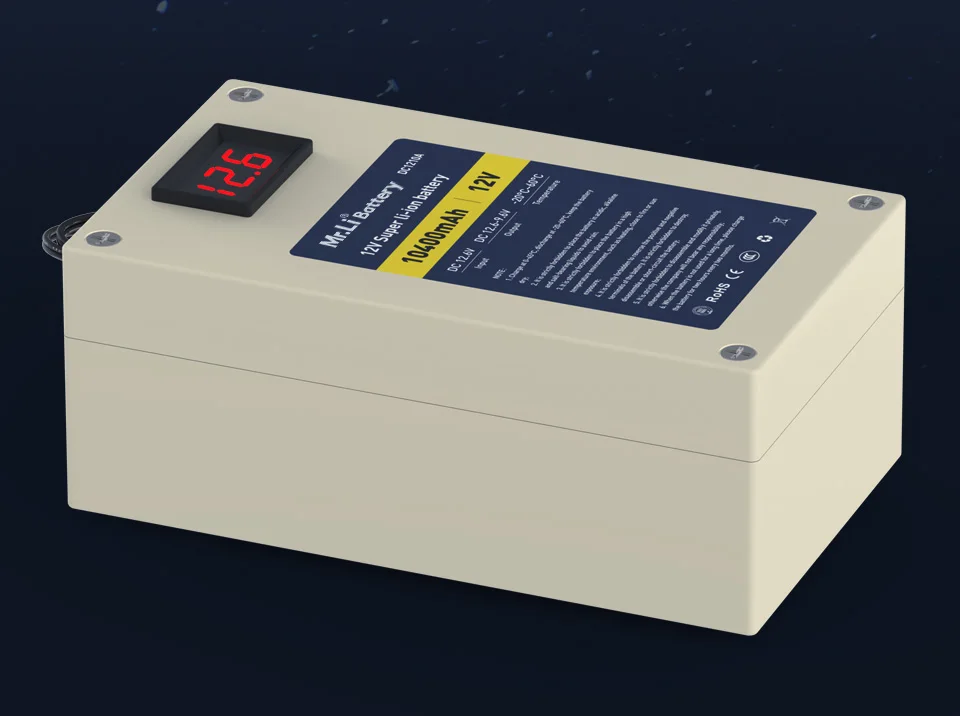 Г-н Li ion аккумулятор 12V 10A Батарея Перезаряжаемые комплект литий-ионный батарей длительного цикла подъема на открытом воздухе Питание с 1A Зарядное устройство по стандартам ЕС/США штекер