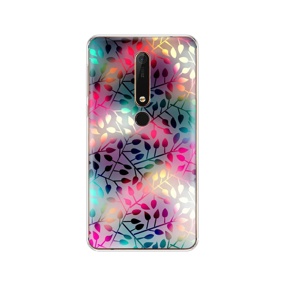 Силиконовый чехол для Nokia 6 1 7 plus 8 9 2018x5x6 мягкая задняя крышка телефона из ТПУ