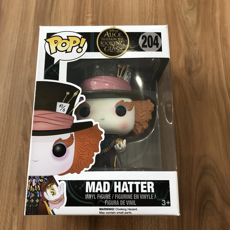 Эксклюзивная Funko pop официальная Алиса: в Зазеркалье Безумный Шляпник с яйцом