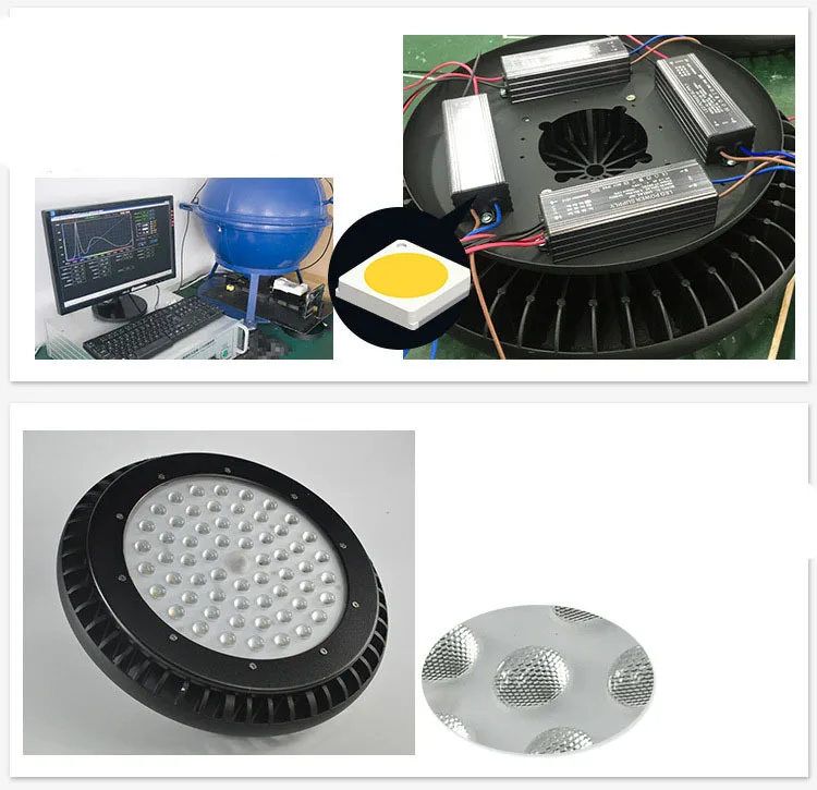 50 Вт 100 Вт 150 Вт 200 Вт Led типа High-Bay в виде НЛО прожектор 200 Вт промышленное освещение IP65 водонепроницаемый высокий отсек, AC100-265V 5 лет гарантии