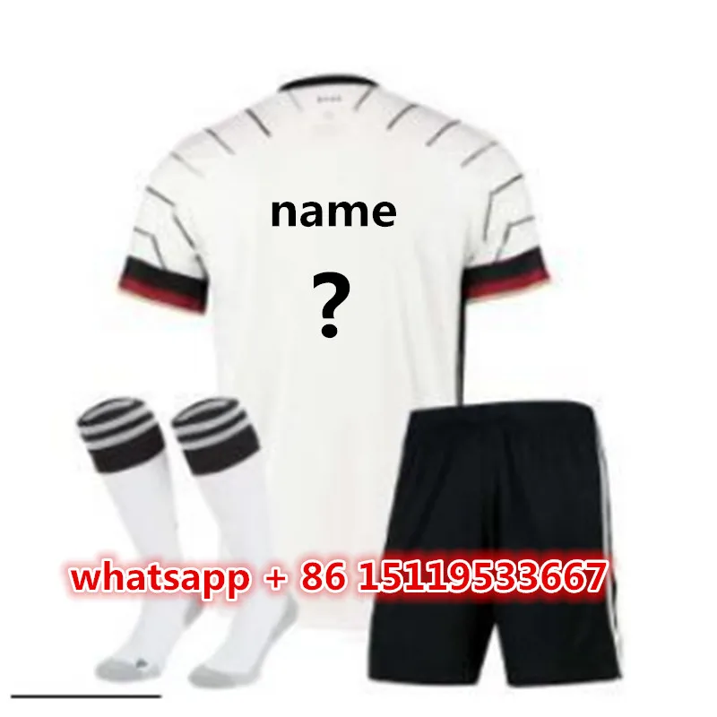 Футбольная Джерси Германий Мюллер GOTZE REUS DRAXLER KROOS HUMMELS WERNER MULLER ozil BRANDT набор для взрослых Футбольная Футболка - Цвет: shirt