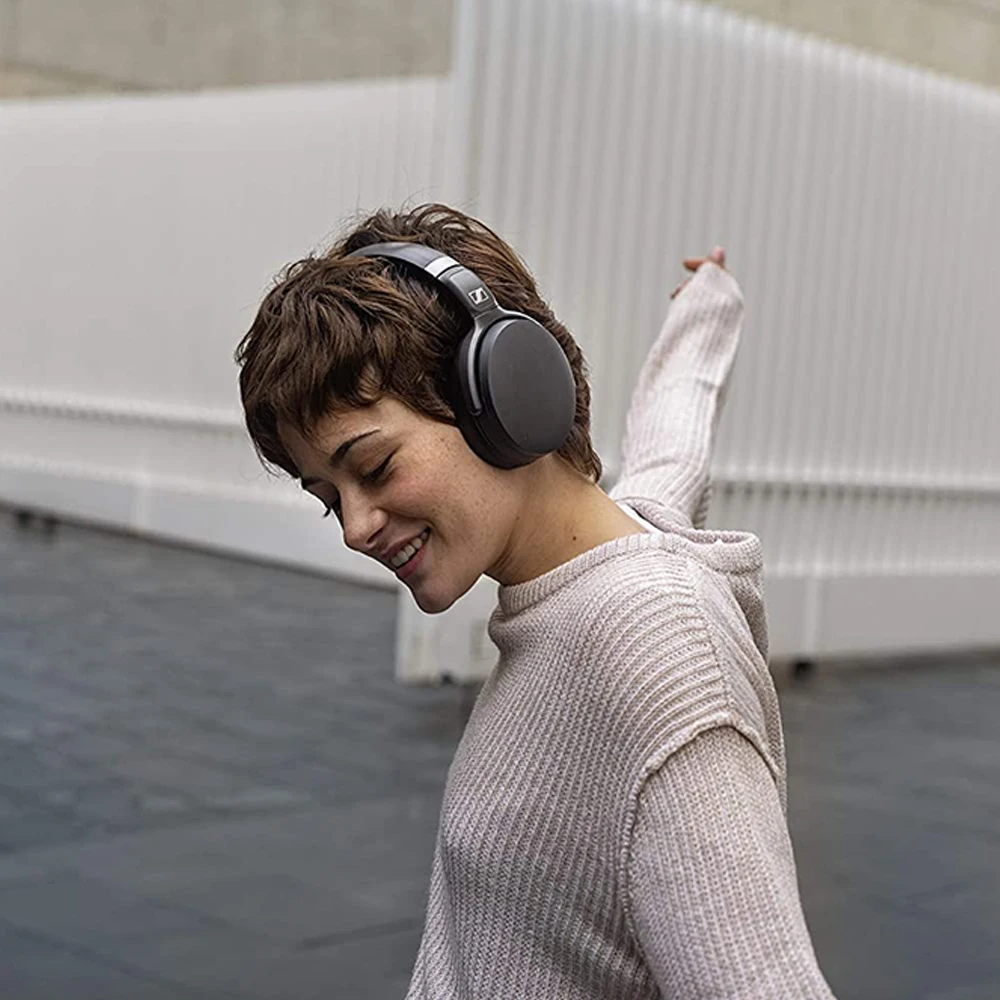 Sennheiser HD 350BT Wireless Headphone Bluetooth 5.0 Earphone Sport Gaming Headset Deep Bass Music Foldable with Mic Fast Charge