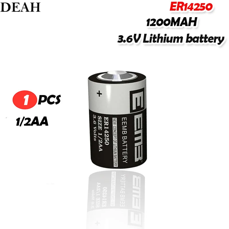 1 шт. ER14250 ER 14250 CR14250SL 1/2AA 1/2 AA 3 6 В 1200 мАч PLC промышленная литиевая батарея первичная