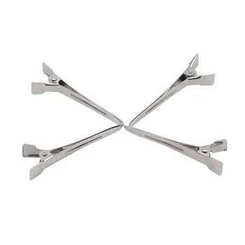 

Metal Hairdressing Clip Studio Hand Push Corrugated Clip Positioning Clip Boxed Duckbill Clip Long Hair Clip Hairpin Accessories
