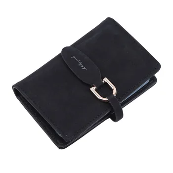 

Women Men Bag Wallet Multicolor Patent Leather Plaid Credit Card ID Holders Folder Money Clips Temperament Purse Business Bag