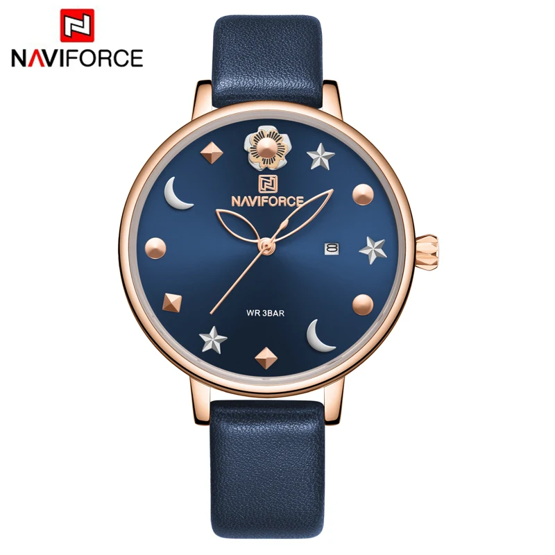 Топ люксовый бренд NAVIFORCE женские часы дизайн спортивные водонепроницаемые наручные часы модные кварцевые женские часы Relogios Feminino