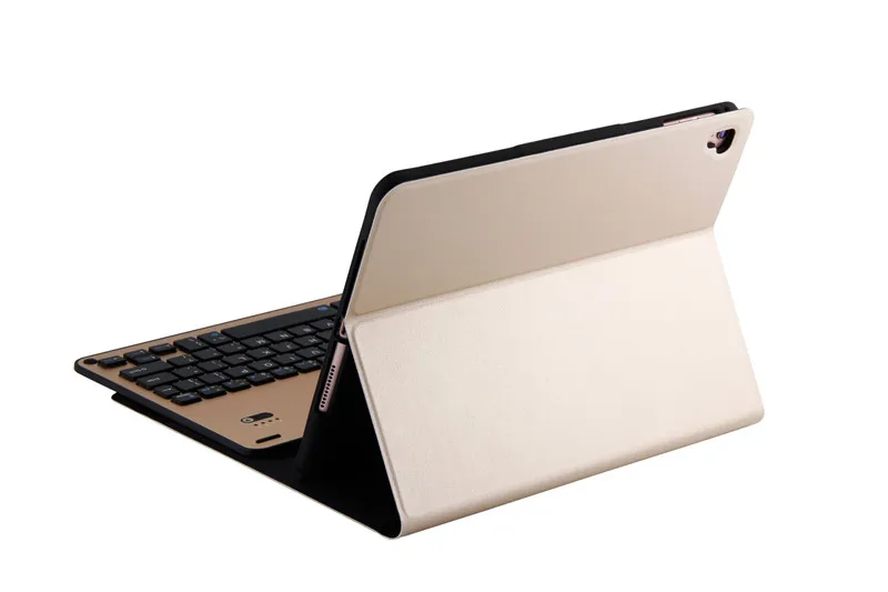 Bluetooth клавиатура чехол для iPad 9,7 Крышка для iPad 9,7 /Pro 9,7/Air 2/Air Съемный Алюминиевый чехол с клавиатурой стенд