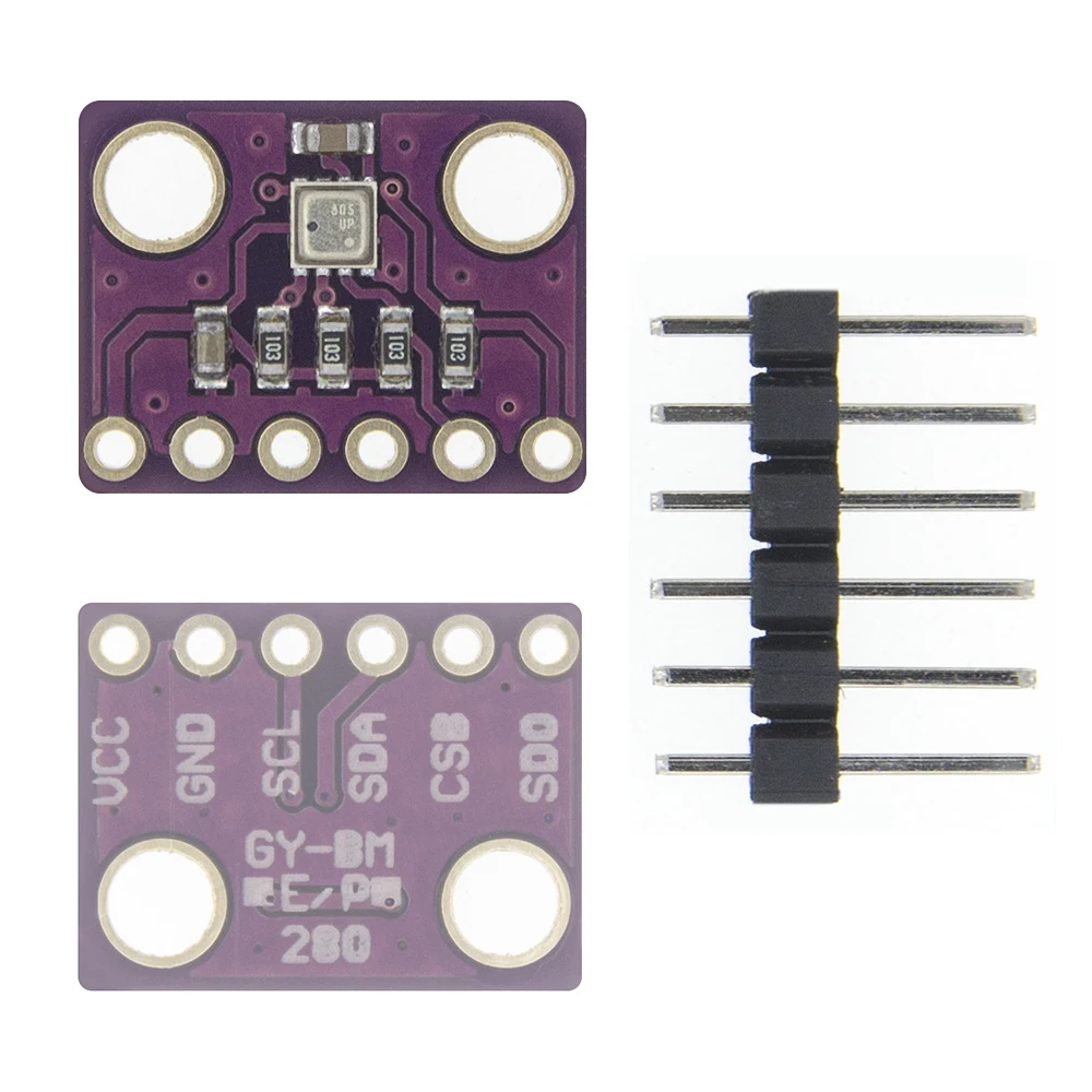 100 шт. GY-BME280-3.3 Высокоточный высотомер атмосферного давления BME280 модуль датчика