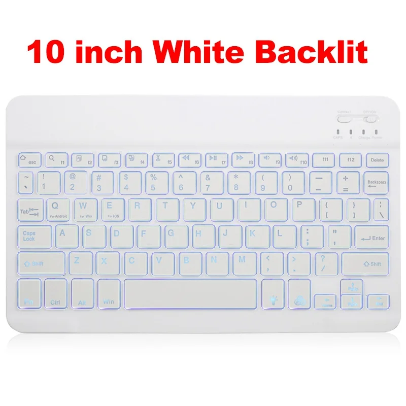 Keyboard only Из искусственной кожи чехол для iPad 7-го поколения 10," планшет(A2200/A2198/A2232) Съемный беспроводной Bluetooth клавиатура Smart Cover Shell - Color: Keyboard only