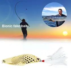 1pc Metal 7/10g/15g/g Fishing Lures Bass Trout Lure Metal Lures Hard Artificial Steel Hook Bass K7w0 Bait Sequin Spoon Pail I8j6