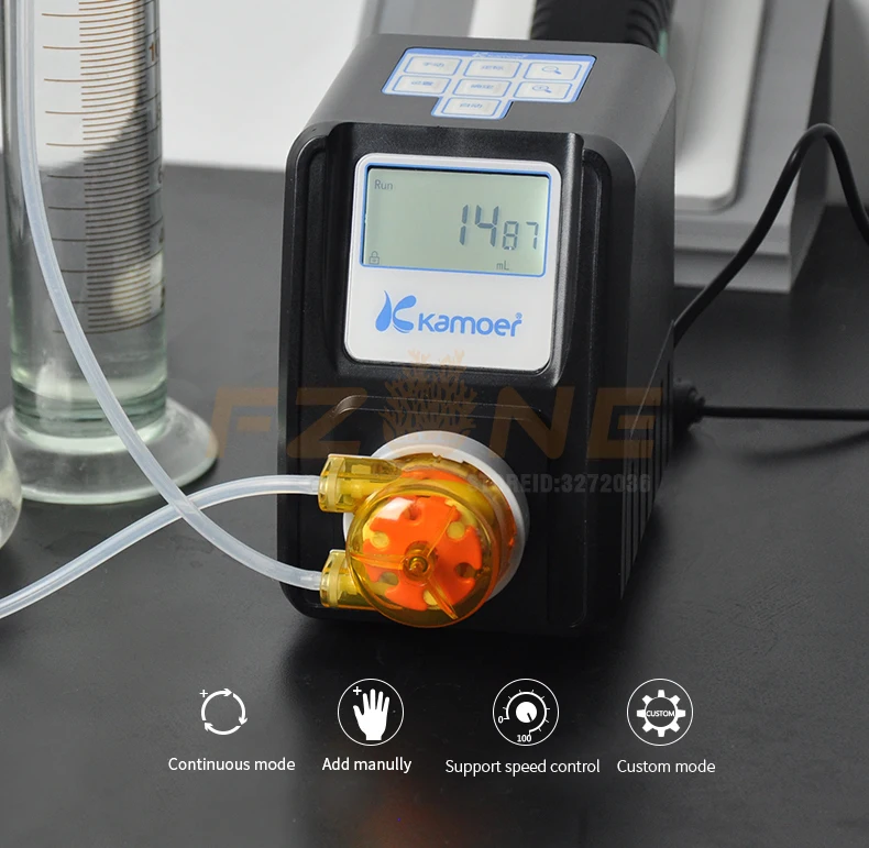 Kamoer F01A Stp 110v~ 240v Перистальтический дозирующий насос машина с адаптером питания 24v и шаговым двигателем