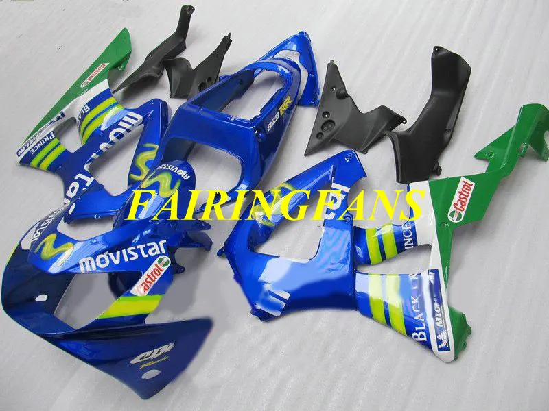 Литья под давлением обтекатель комплект для HONDA CBR900RR 929 00 01 CBR 900 RR CBR 900RR CBR900 2000 2001 Обтекатели кузова+ подарки HE44