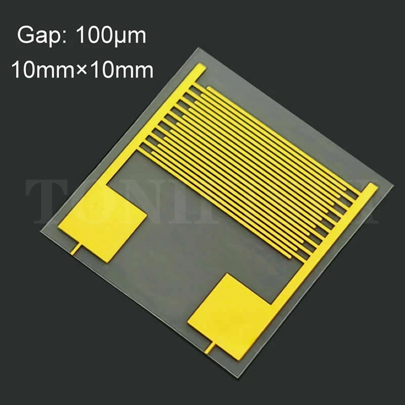 

100μm flexible PET interdigital electrode capacitance array gas biological humidity sensor chip 1 pcs